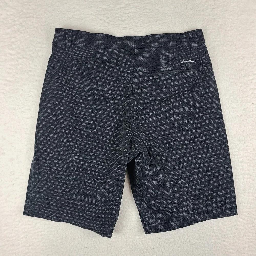 Eddie Bauer Shorts‎ Mens 32 Black Gray 10